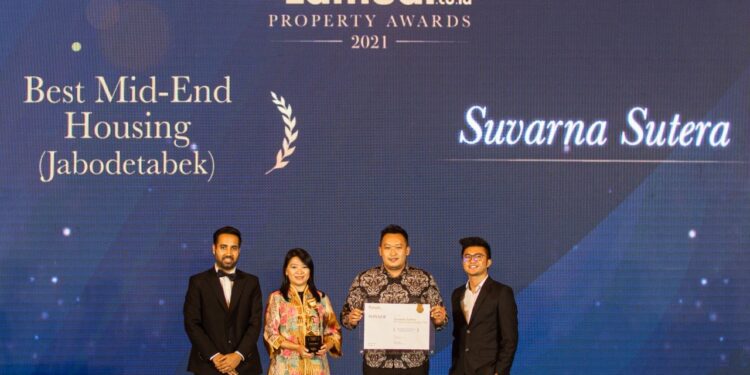 Suvarna Sutera Raih 2 Penghargaan di Ajang Lamudi.co.id Property Award 2021