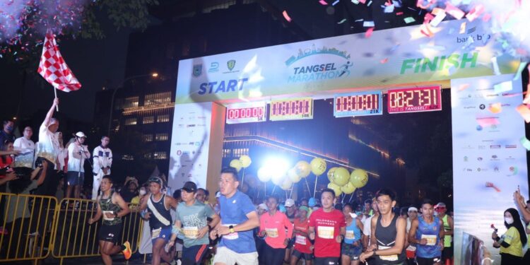 Tangsel Marathon Sukses Digelar, 2.500 Pelari Ambil Bagian