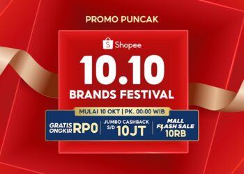 Satu Hari Penuh Kemeriahan dan Penawaran Spesial di Puncak Kampanye Shopee 10.10 Brands Festival