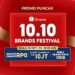 Satu Hari Penuh Kemeriahan dan Penawaran Spesial di Puncak Kampanye Shopee 10.10 Brands Festival