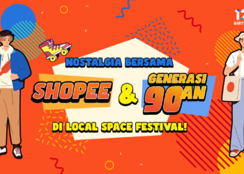 Nostalgia Bersama Shopee dan Generasi 90an di Local Space Festival
