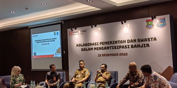 Kolaborasi Sinar Mas Land, Pemkot Tangsel dan Pemkab Tangerang, Antisipasi Genangan Air