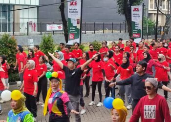 Gandeng Komunitas Sehat Tangsel, ACE Hardware Living Plaza Bintaro Gelar Fun Aerobic