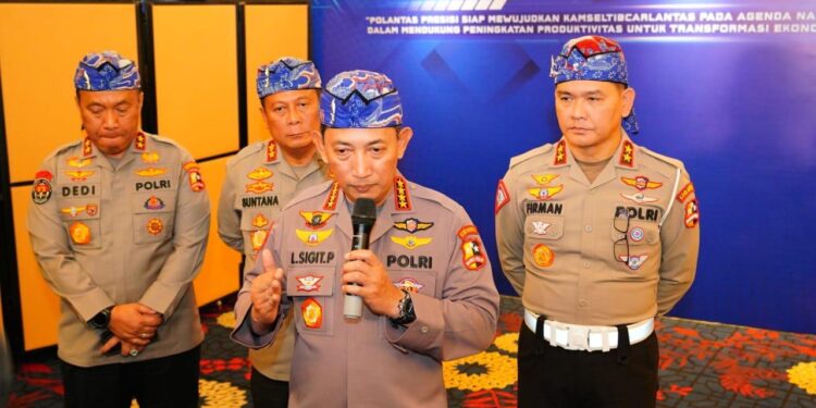 Arahan Kapolri di Rakernis Korlantas: Wujudkan Mudik Aman hingga Tingkatkan Pelayanan Publik