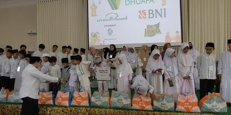 Berkolaborasi dengan Swasta dan BUMN, MGS Santuni Ratusan Yatim dan Dhuafa