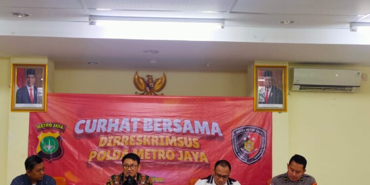 Ditreskrimsus Polda Metro Jaya Gelar Acara Jumat Curhat Bersama Di Kelurahan Kalibata Jakarta Selatan