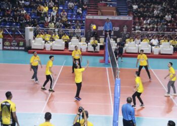 Wakapolda Metro Jaya Hadiri Pertandingan Eksibisi Kapolri Cup Volleyball Tournament 2023