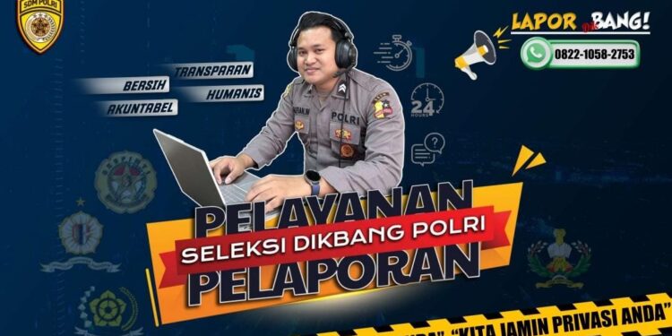 Buka Seleksi Dikbangpimti 2024, SSDM Polri Luncurkan Layanan “Laporbang”