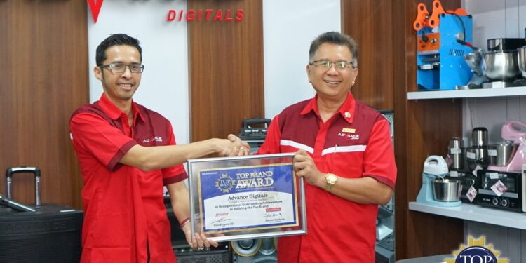 Advanced Digitals Borong 5 Kategori Top Brand Award