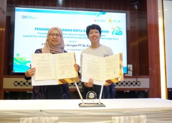 Tingkatkan Sinergi Bisnis, XL Axiata – PLN Kolaborasi Integrasi Produk dan Gali Potensi Bisnis