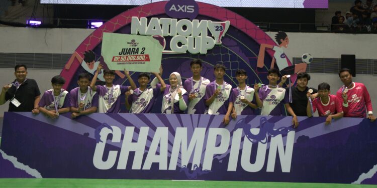 SMK Nusantara Jakarta Barat Terbaik ke-2, di AXIS Nation Cup 2023