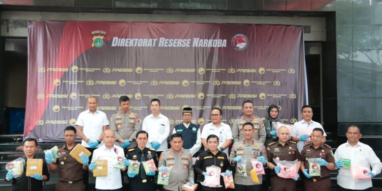 Polda Metro Jaya Musnahkan Narkoba Hasil Pengungkapan 3 Bulan Terakhir