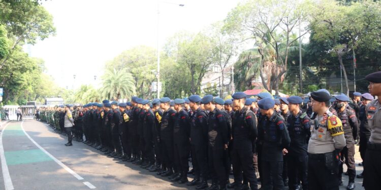 1.318 Personel Polisi Amankan Penetapan Capres-Cawapres Hari Ini