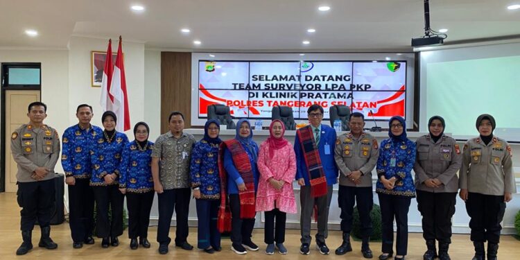 Proses Akreditasi, Tim Surveyor LPA PKP Kunjungi Klinik Pratama Polres Tangerang Selatan