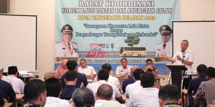 Lewat Forum LLAJ Tangsel, Benyamin Minta Antisipasi Mobilitas Masyarakat di Nataru