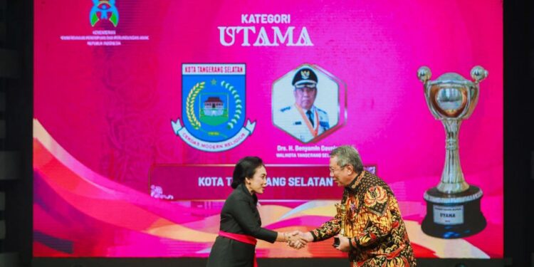 Wujudkan Kesetaraan Gender, Pemkot Tangsel Raih Penghargaan Anugerah Parahita Ekapraya 2023