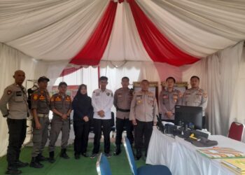 Dukung Ops Lilin Jaya 2023, Si Dokkes Polres Tangsel Cek Kesehatan Personel Pospam Pamulang