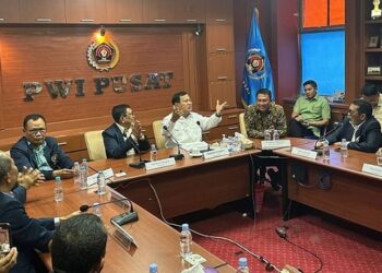 Capres Prabowo Bicara Kebebasan Pers dan Ekonomi Pancasila