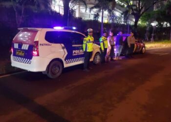 Polsek Kelapa Dua Melaksanakan Operasi Kejahatan Jalanan (OKJ) Malam Hari