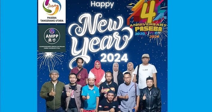 Pengurus Paseba Tangerang Utara Ucapkan Selamat Tahun Baru 2024