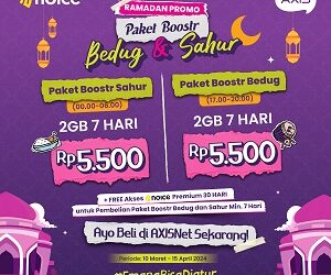 Promo Ramadan dan Lebaran Banjir Promo Menarik XL Axiata di Aplikasi MyXL dan AXISnet