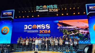 MIND ID Terima Penghargaan Best Corporate Action Handling dalam BCOMSS 2024