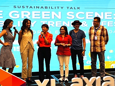 Cara XL Axiata Edukasi Prinsip BerkelanjutanAjak Karyawan Kelola Sampah