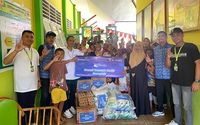 XL Axiata Salurkan BantuanUntuk Korban Bencana Alam di Gorontalo
