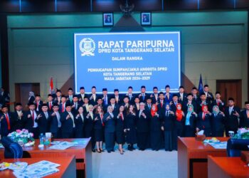 Hadiri Pelantikan DPRD Tangsel Periode 2024-2029, Wali Kota Benyamin Ajak Kedepankan Kepentingan Masyarakat