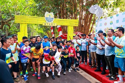 Sensasi Berlari di Hutan Bambu: Fun Trail Run Parigi Baru Gaungkan Semangat Kebersamaan Masyarakat Tangsel