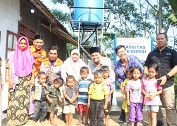 Karyawan XL Axiata Bangun Musholla dan Fasilitas Air Bersih di Banten