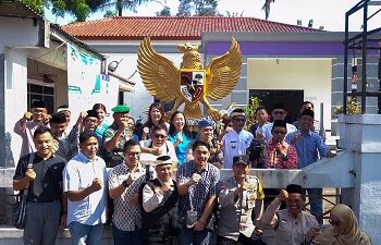 Tugu Garuda Pancasila Sebagai Puncak Rangkaian Program Kampung Moderasi Beragama