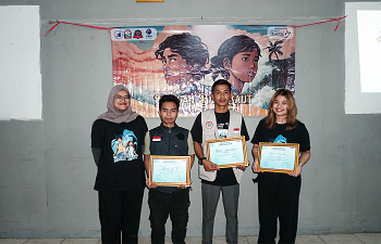 GMLS X Nyegah Bala Laut Gelar Workshop Desain Kaos: Pemuda Desa Situregen Jadi Garda Terdepan Mitigasi Bencana Laut