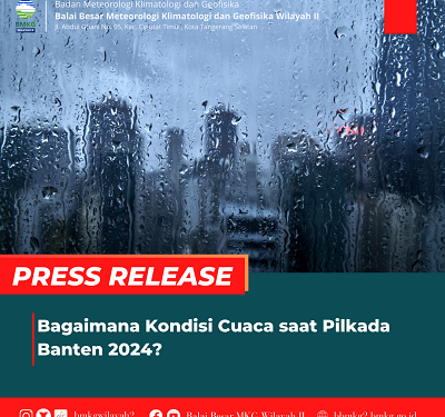 BAGAIMANA KONDISI CUACA SAAT PILKADA BANTEN 2024?