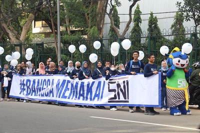 BSN Turun ke Jalan Kampanyekan Pentingnya Produk Ber-SNI