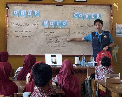 Acara Sobat Siaga Tsunami Berikan Edukasi Mitigasi Bencana Bagi Siswa Kelas 4 dan 5 di SDN 3 Situregen