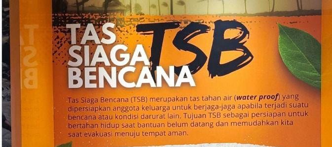Edukasi ke Masyarakat, BPBD Tangsel Ingatkan untuk Siapkan Tas Siaga Bencana