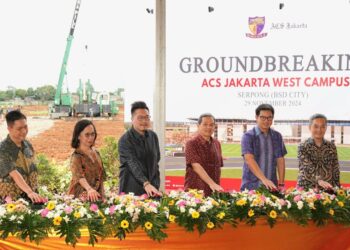 Sinar Mas Land Bersama PT Adhiluhur Cahaya Semesta Gelar Groundbreaking Sekolah ACS Jakarta West Campus di BSD City