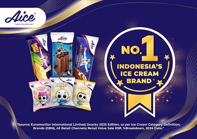 Aice Group Kembali Raih “No.1 Indonesia’s Ice Cream Brand” dari Euromonitor Untuk yang Kedua Kalinya