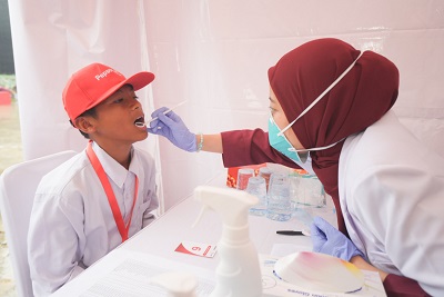 Siswa Sekolah Cendekia BAZNAS Dapatkan Edukasi dan Layanan Kesehatan Gigi Gratis di BKGN 2024