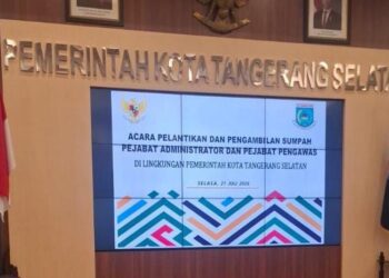 Pemkot Tangerang Selatan Lakukan Penyegaran Jabatan, Sejumlah Pejabat dan Camat Resmi Dapat Amanah Baru