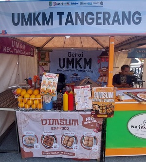 Laris Manis Dimsum by Bilsfood ala UKM Tangerang di Festival Cisadane 2026