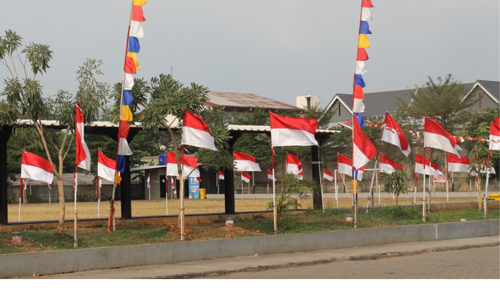 Merah Putih Mulai Semarak di Tangsel, Warga Diajak Hidupkan Semangat Kemerdekaan