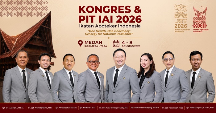Dibuka Malam Ini, Kongres XII dan PIT IAI 2026 di Medan Hadirkan Menkes dan Ka BPOM